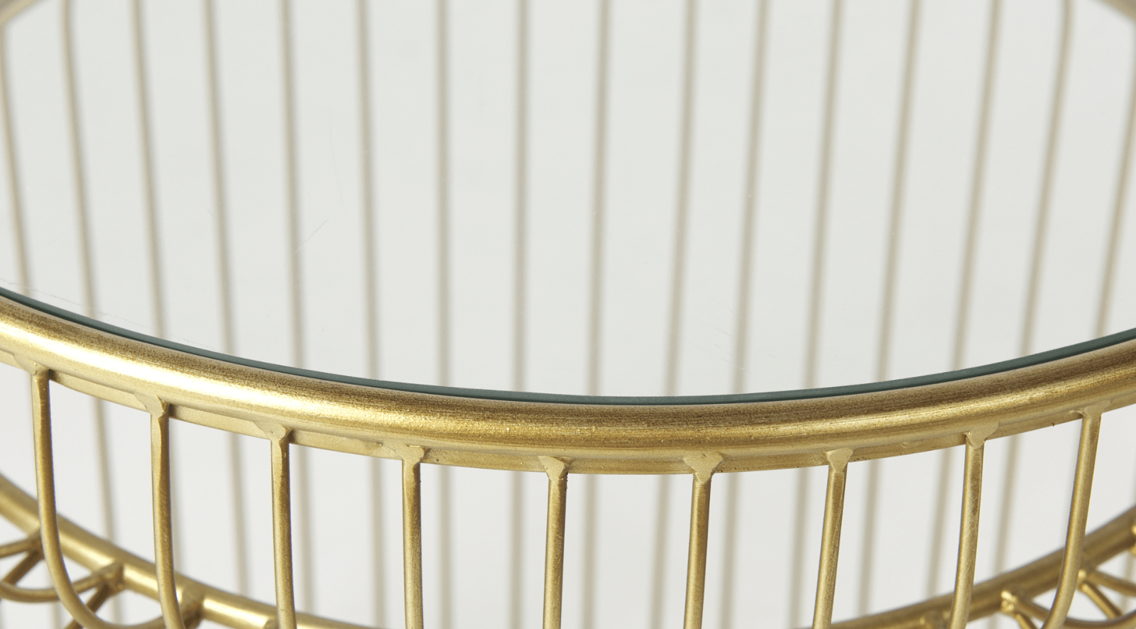 Shani Set of 2 Round, Gold Metal Accent Table - Image 5