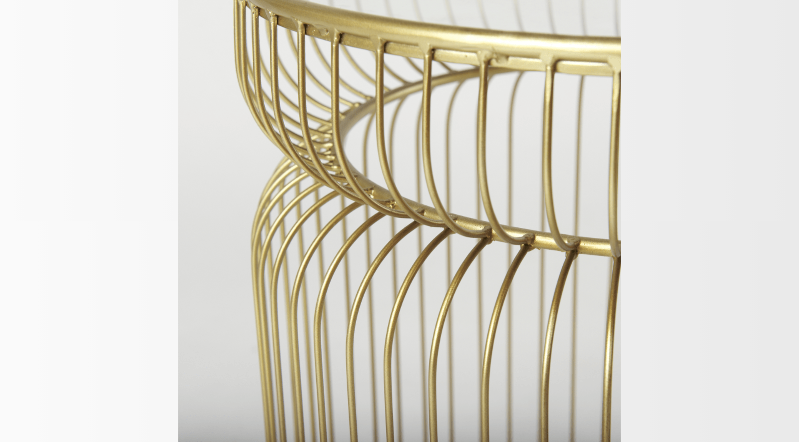 Shani Set of 2 Round, Gold Metal Accent Table - Image 3