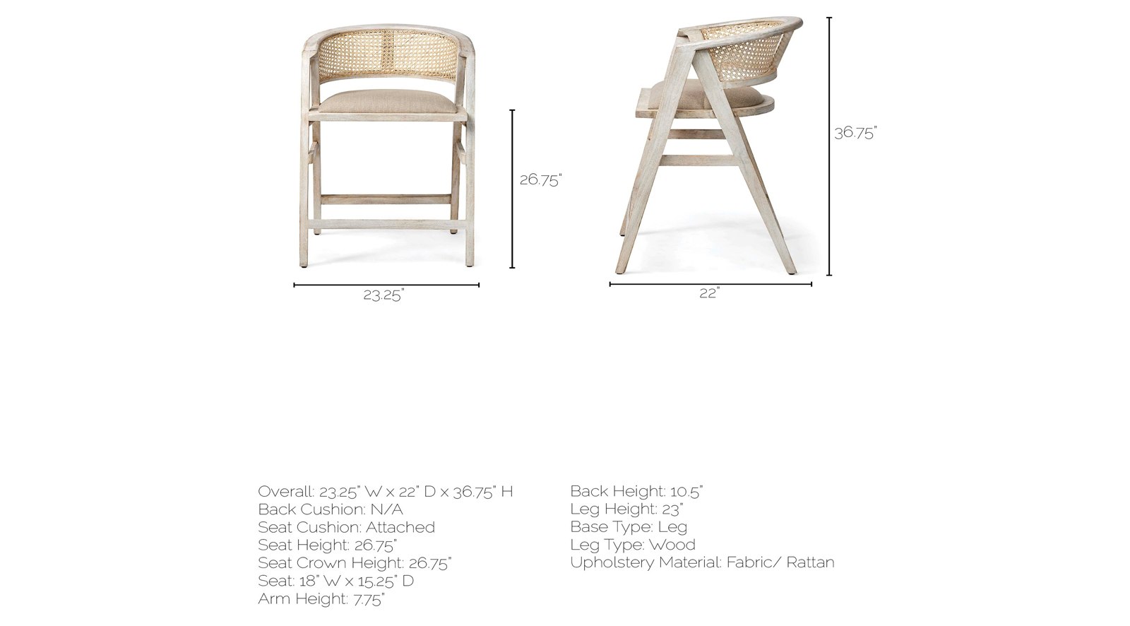 Tabitha Counter Stool - Image 5