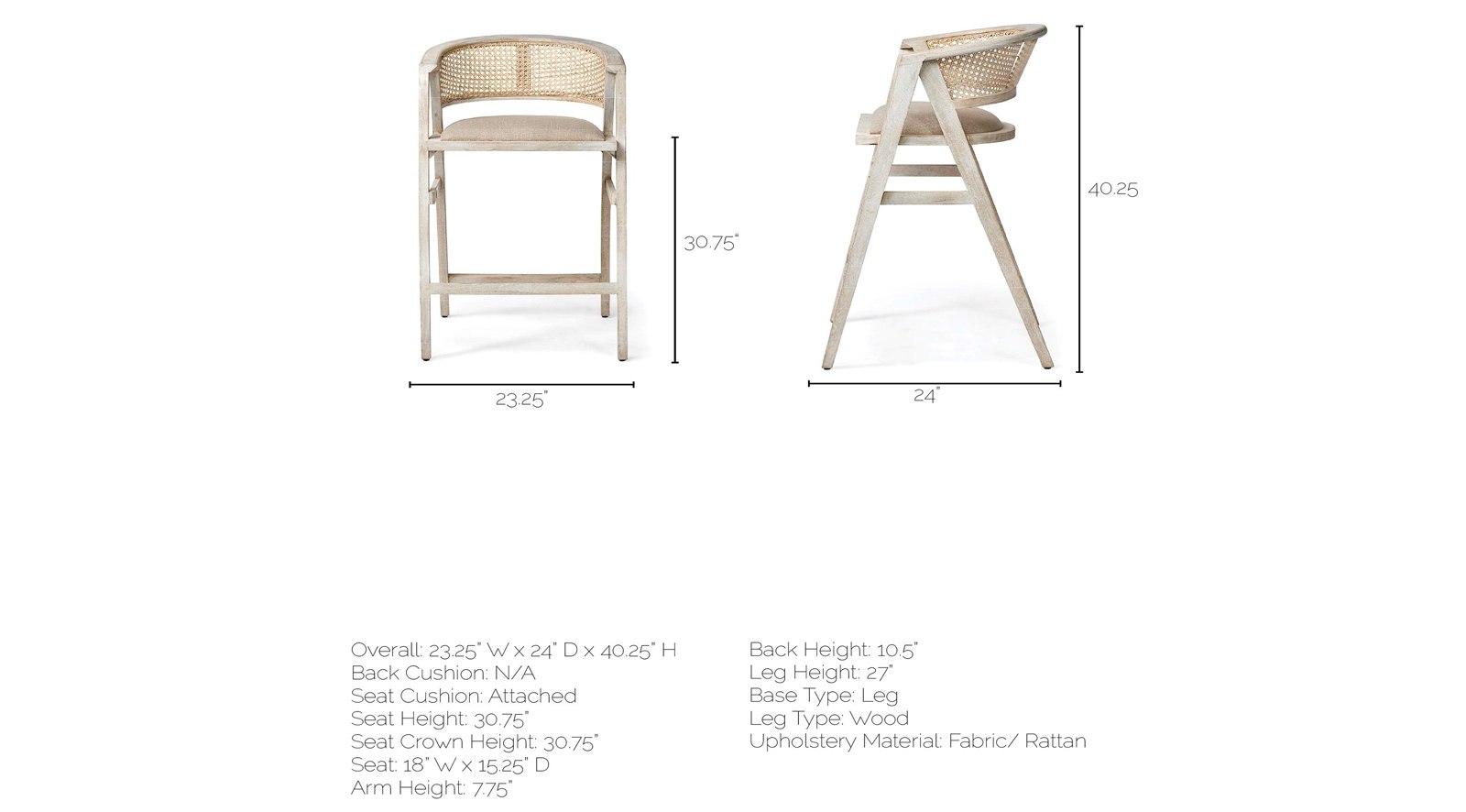 Tabitha Bar Stool - Image 9