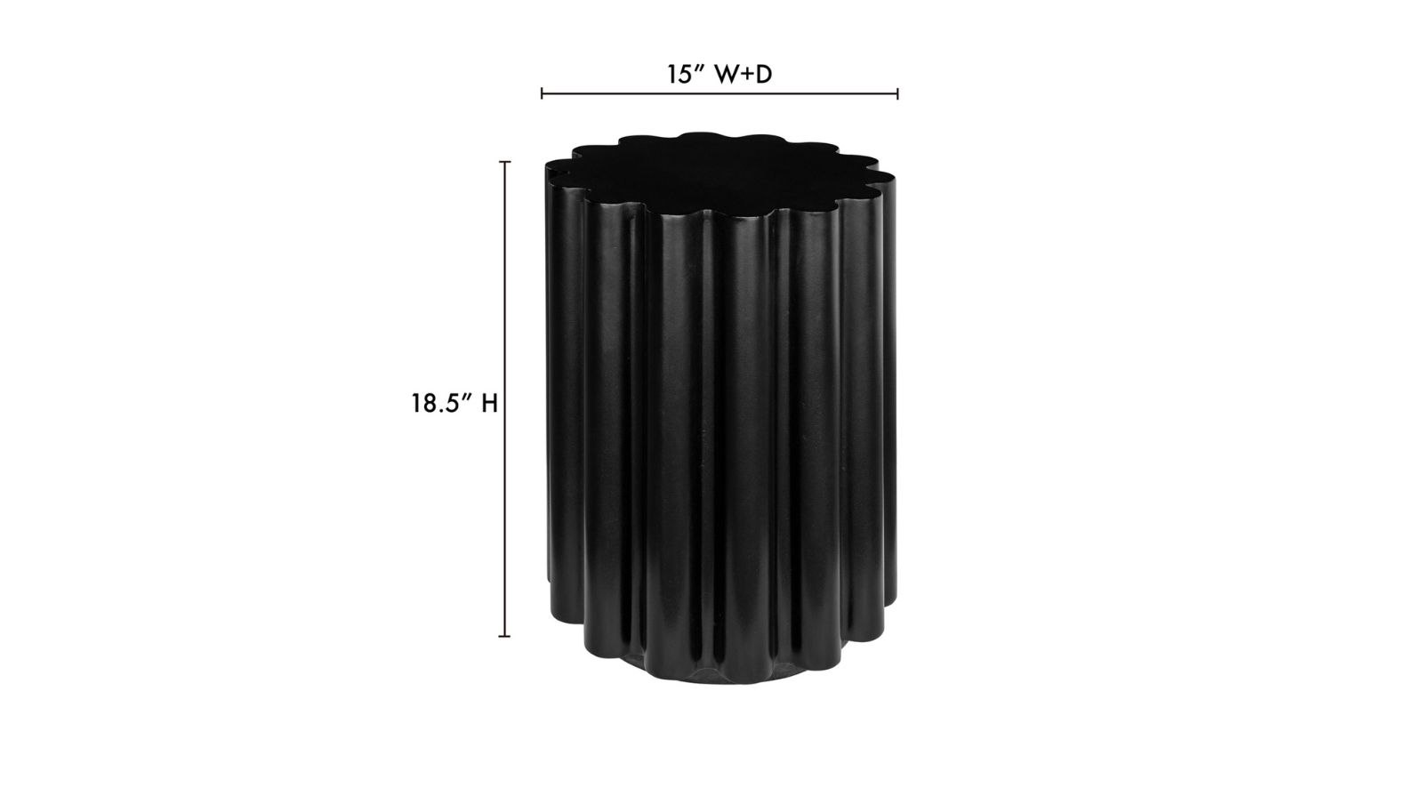 Taffy Accent Table- Black - Image 5