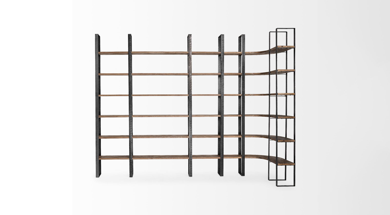 Taunton II- DARK BROWN Shelving Unit - Image 5