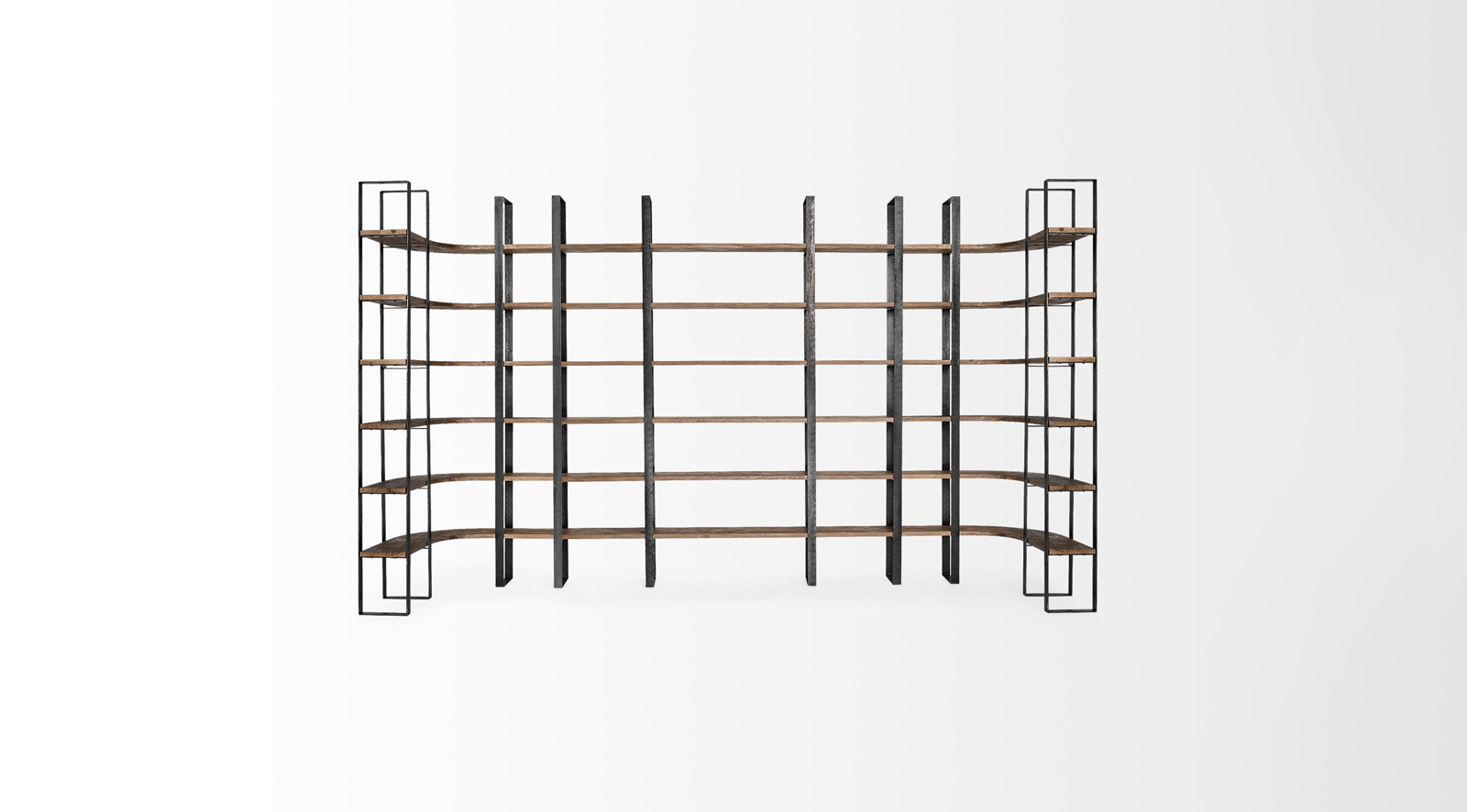 Taunton II- DARK BROWN Shelving Unit - Image 13
