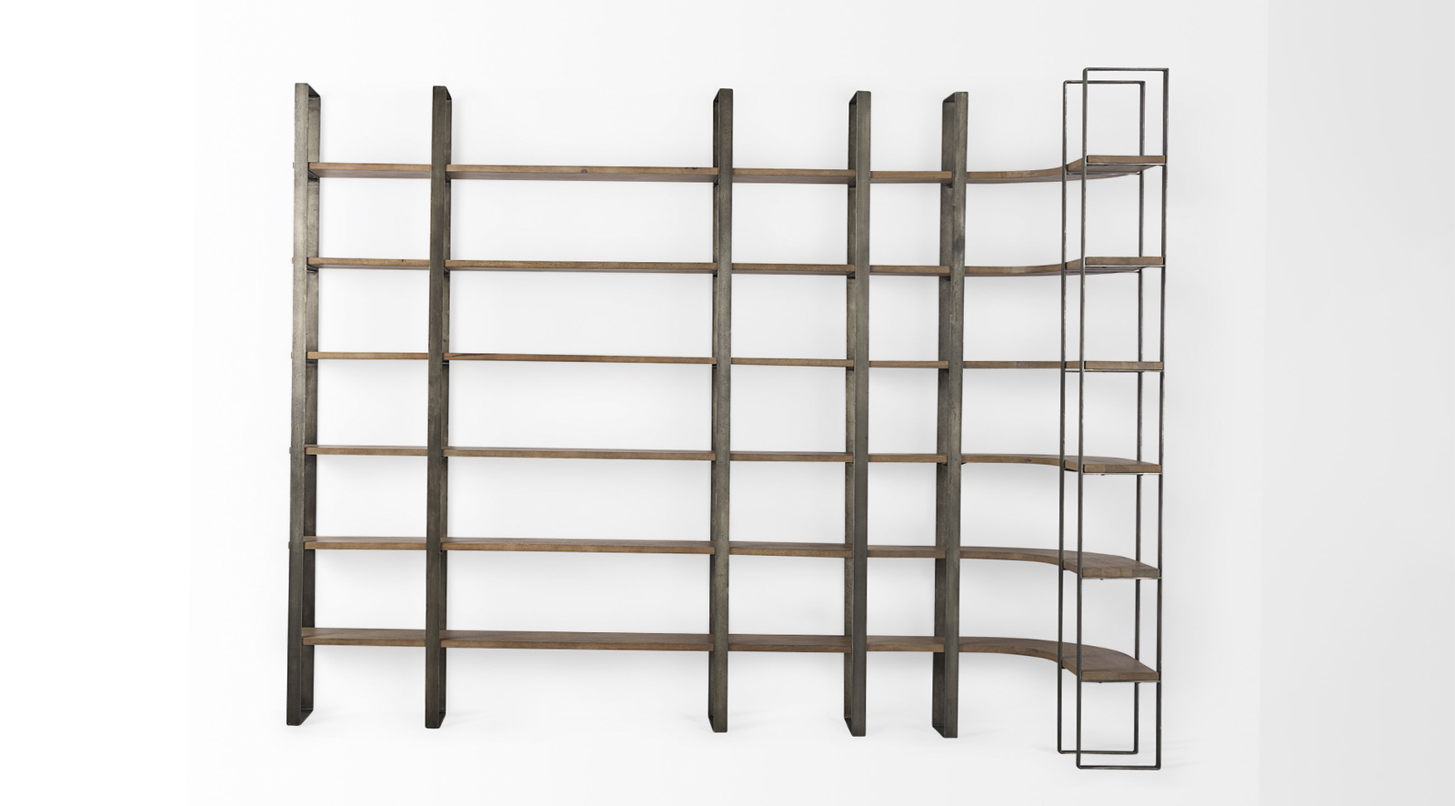 Taunton- MEDIUM BROWN Shelving Unit - Image 12