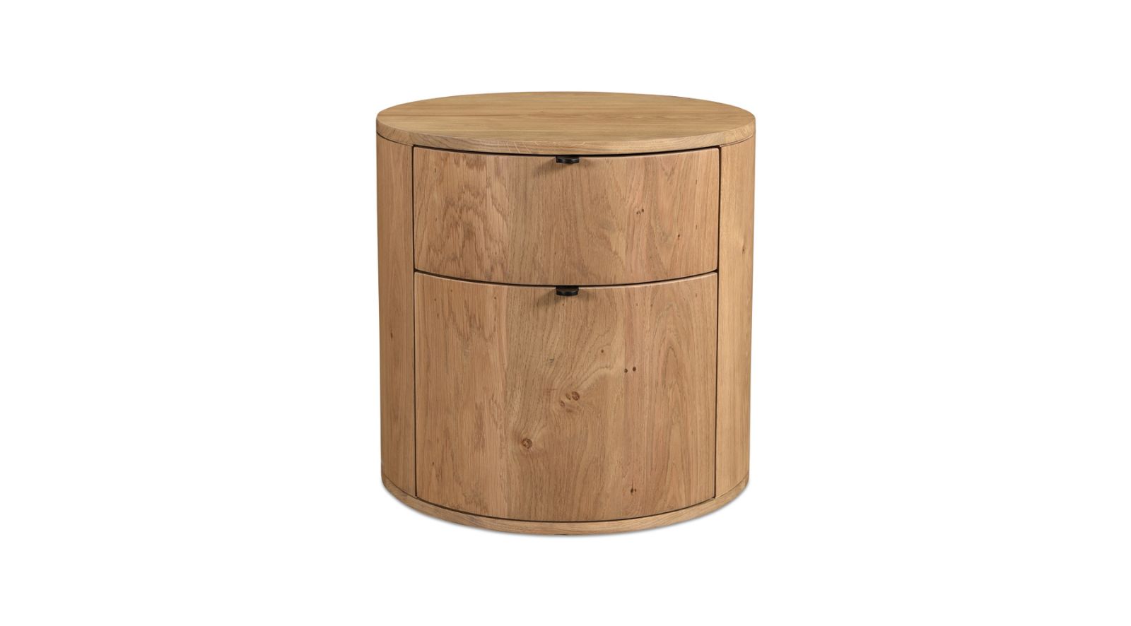 Theo Two Drawer Nightstand- Natural - Image 3