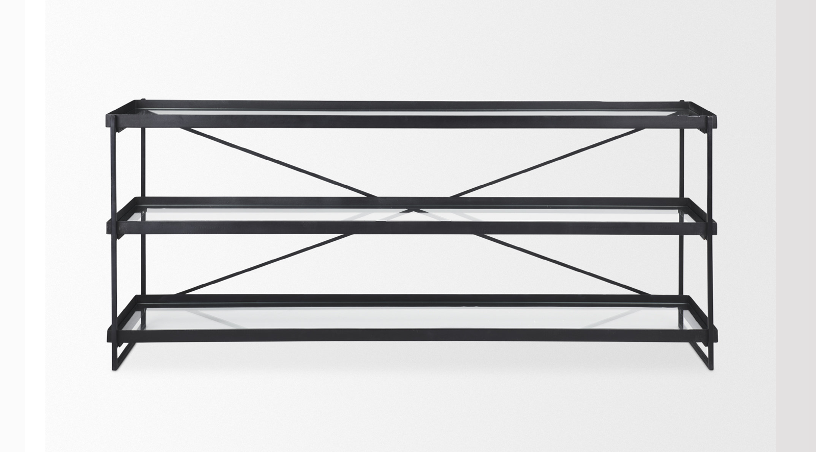Trey - BLACK Console Table - Image 10