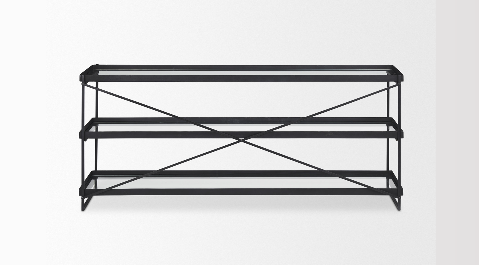 Trey - BLACK Console Table - Image 2