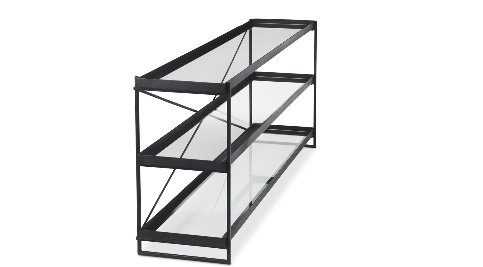 Trey - BLACK Console Table - Image 3