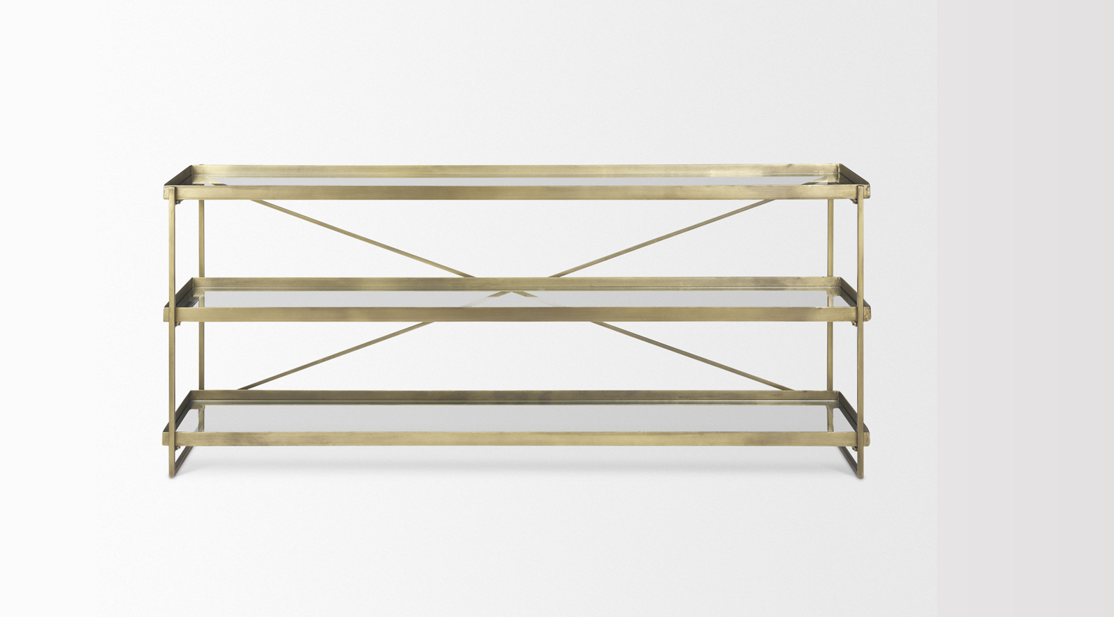 Trey - GOLD Console Table - Image 6