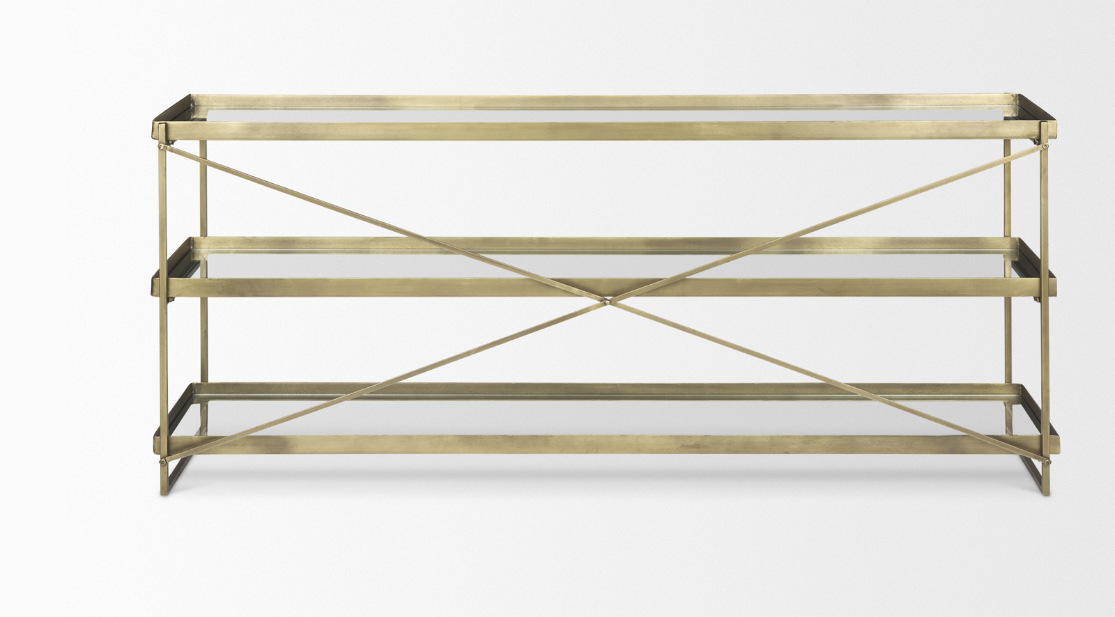 Trey - GOLD Console Table - Image 9