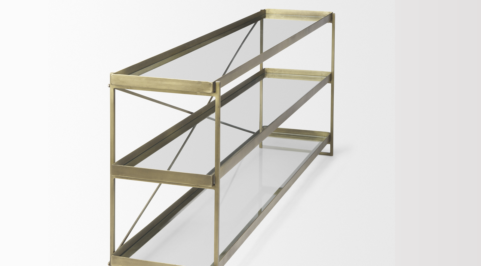 Trey - GOLD Console Table - Image 8