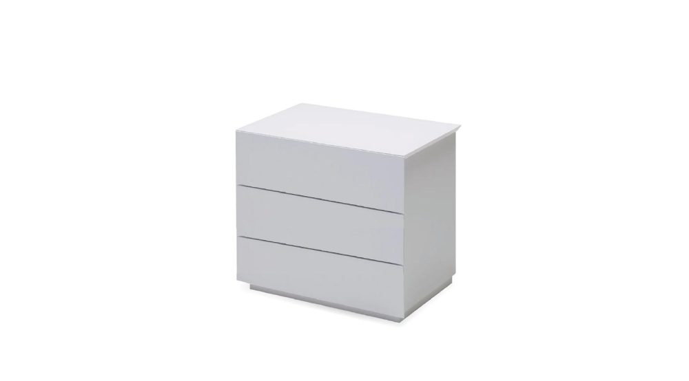 Vex 3D Nightstand White