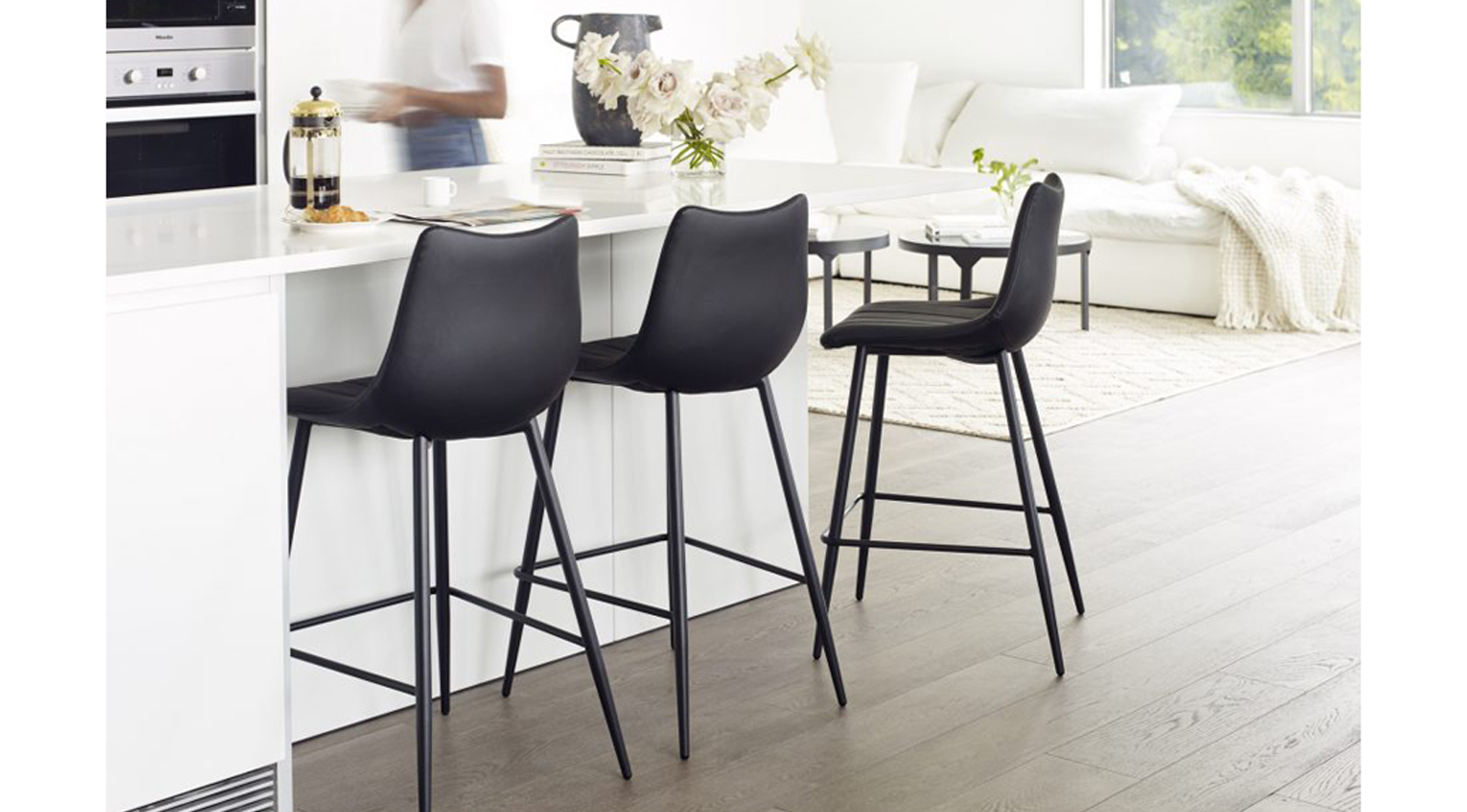Alibi Counter Stool- PU Leather - Image 6