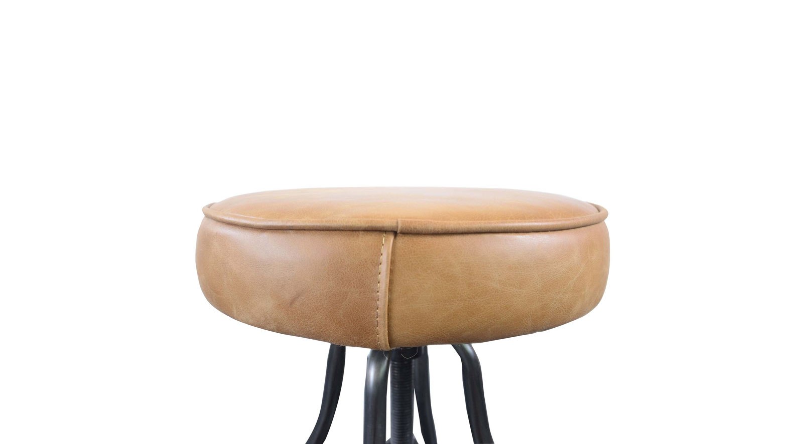Jazzy Bar Stool - Cognac Leather - Image 2