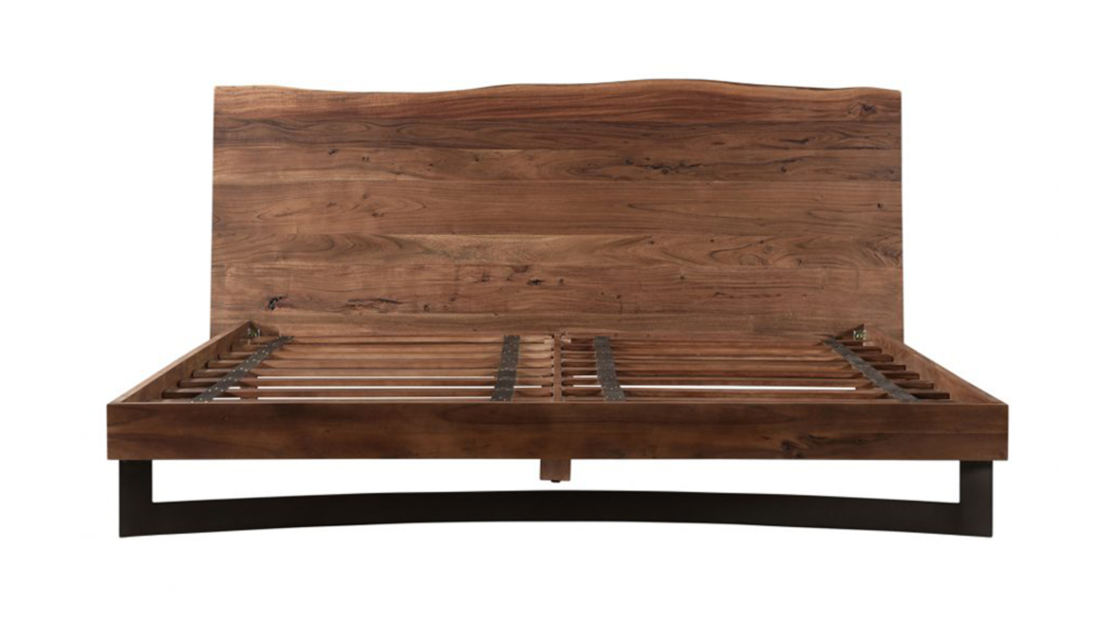 Bent King Size Bed Brown