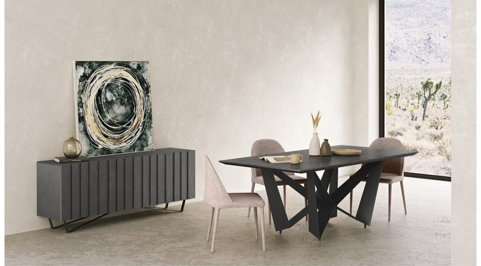 Brolio Sideboard Charcoal - Image 9