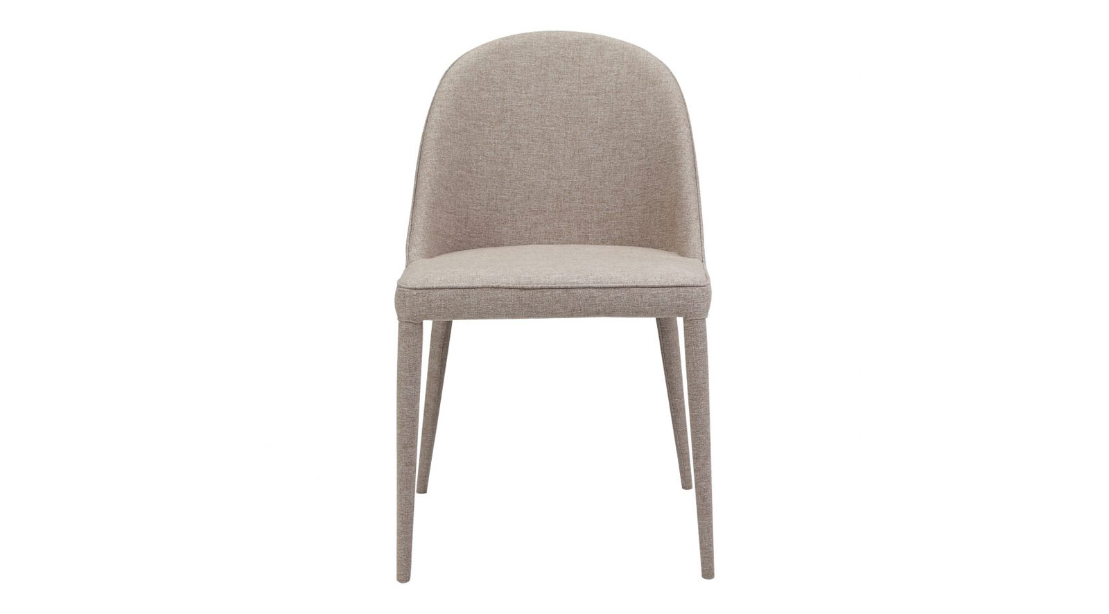 Burton Fabric Dining Chair Light Grey