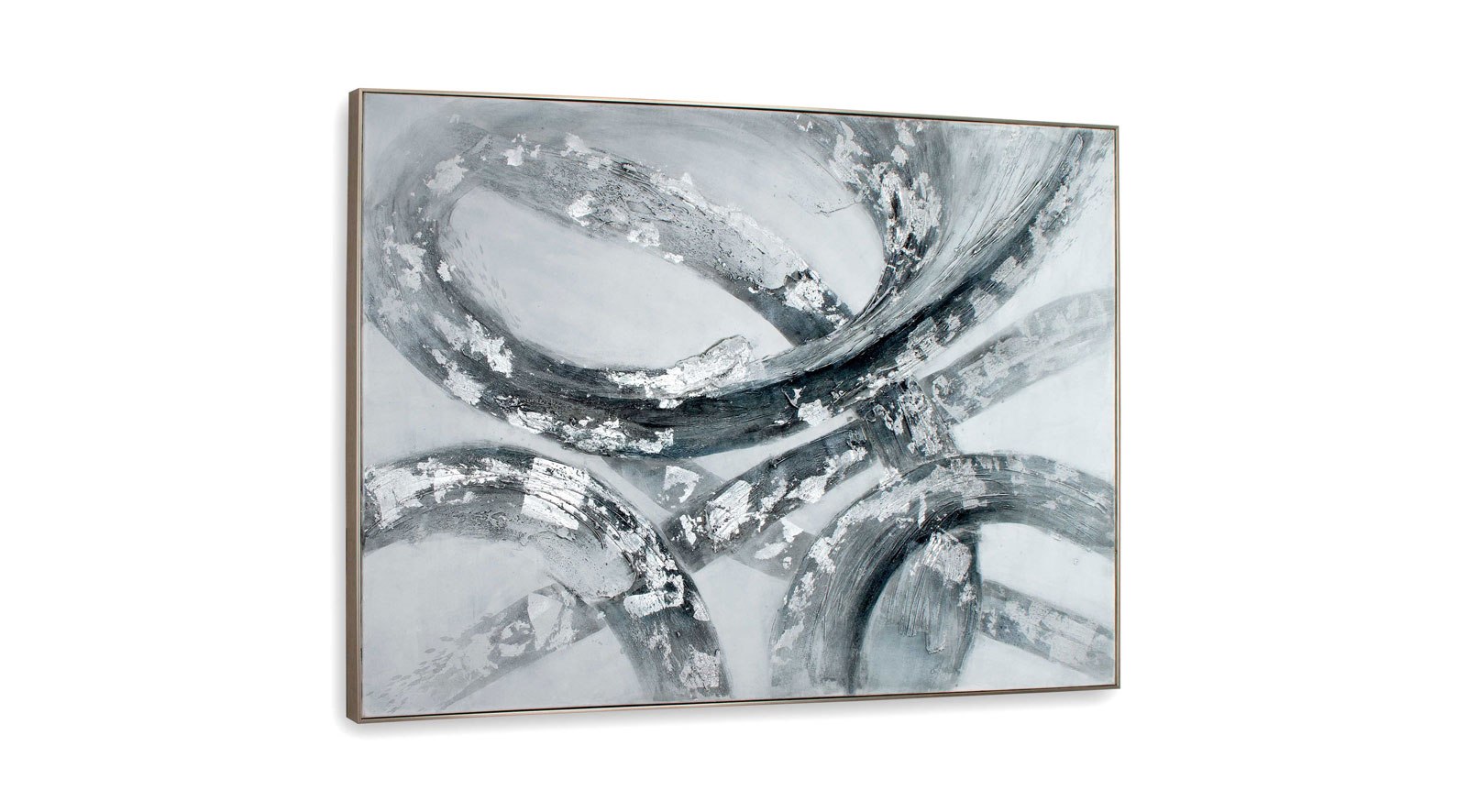 Circulate Hand Painted Canvas - Image 2