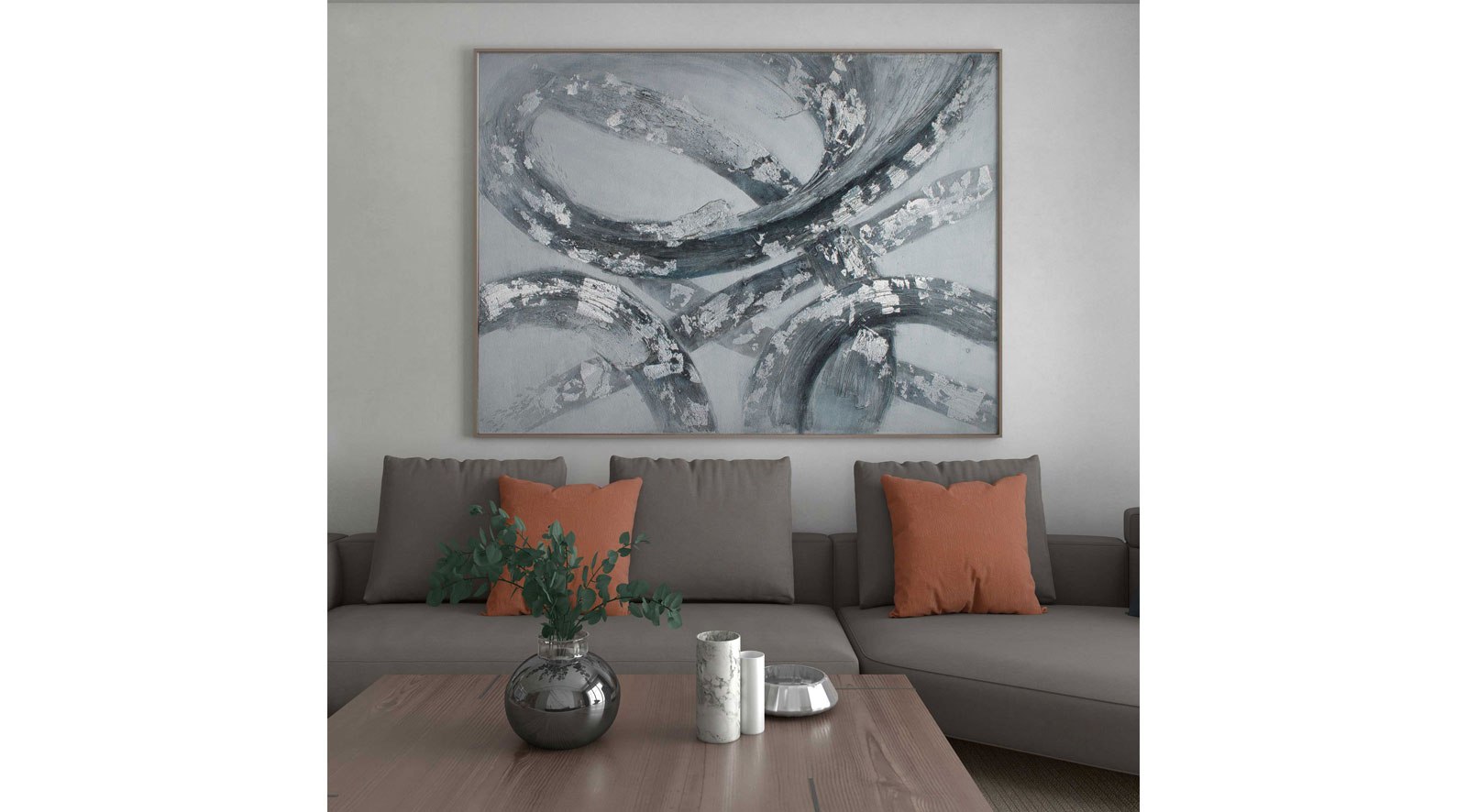 Circulate Hand Painted Canvas - Image 5