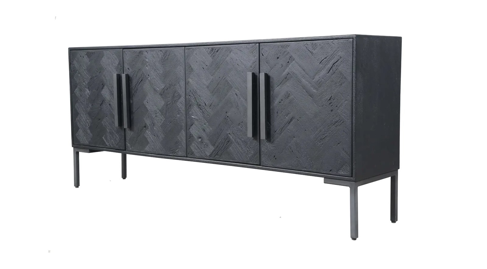 Fishbone Sideboard Black - Image 2