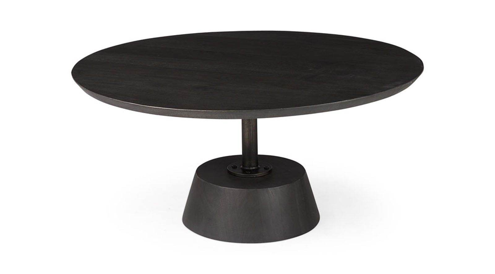 Glenn 34L x 34W x 16H Dark Brown Coffee Table