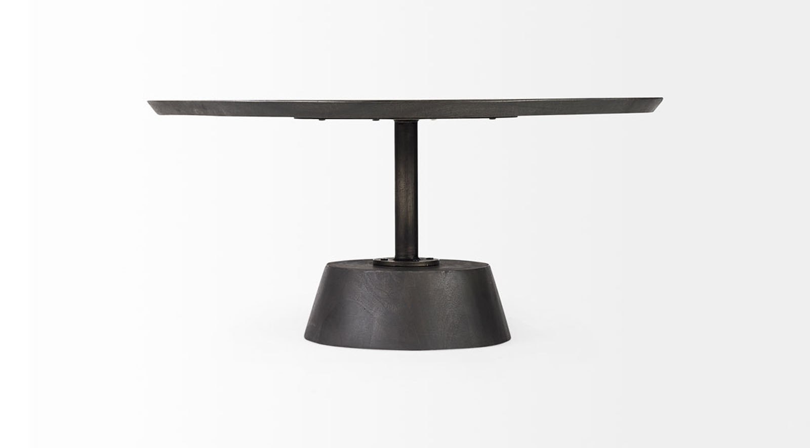 Glenn 34L x 34W x 16H Dark Brown Coffee Table - Image 2