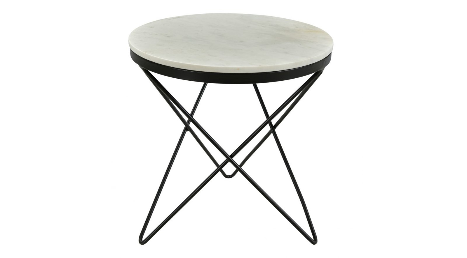Haley Side Table Black Base - Image 2