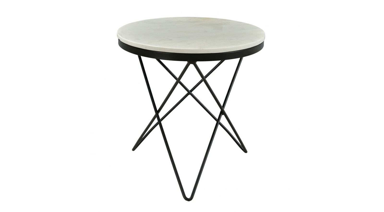 Haley Side Table Black Base - Image 3