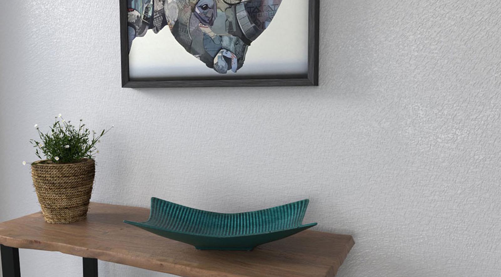 Jayden (Teal) Ceramic Tray - Image 2