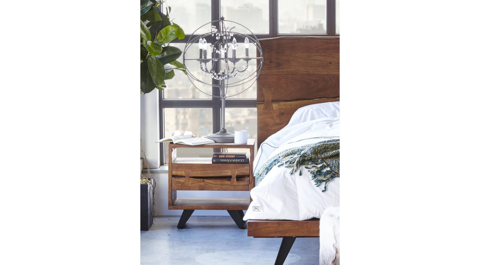Madagascar Nightstand Brown - Image 6
