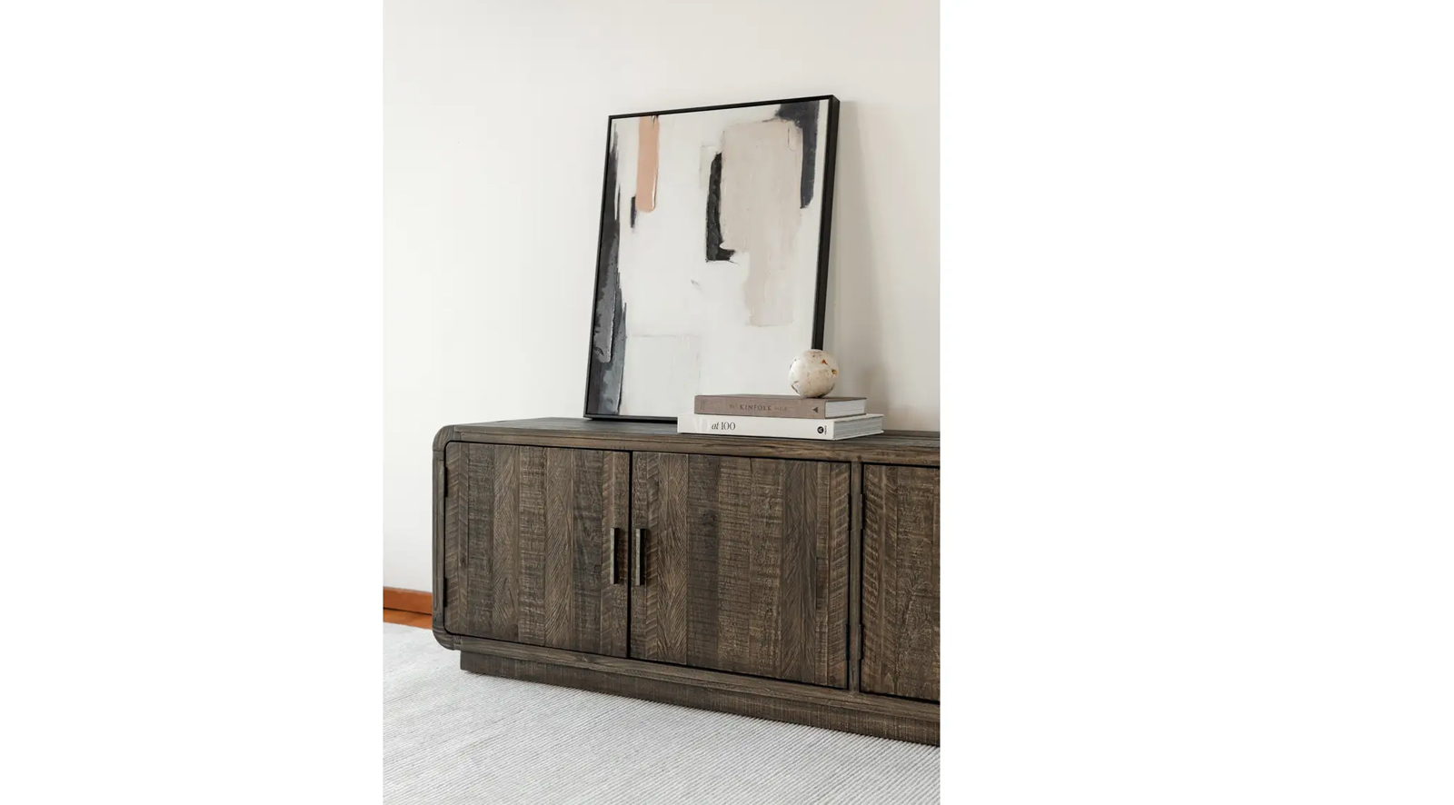 Monterey Media Cabinet Aged Brown - Image 4