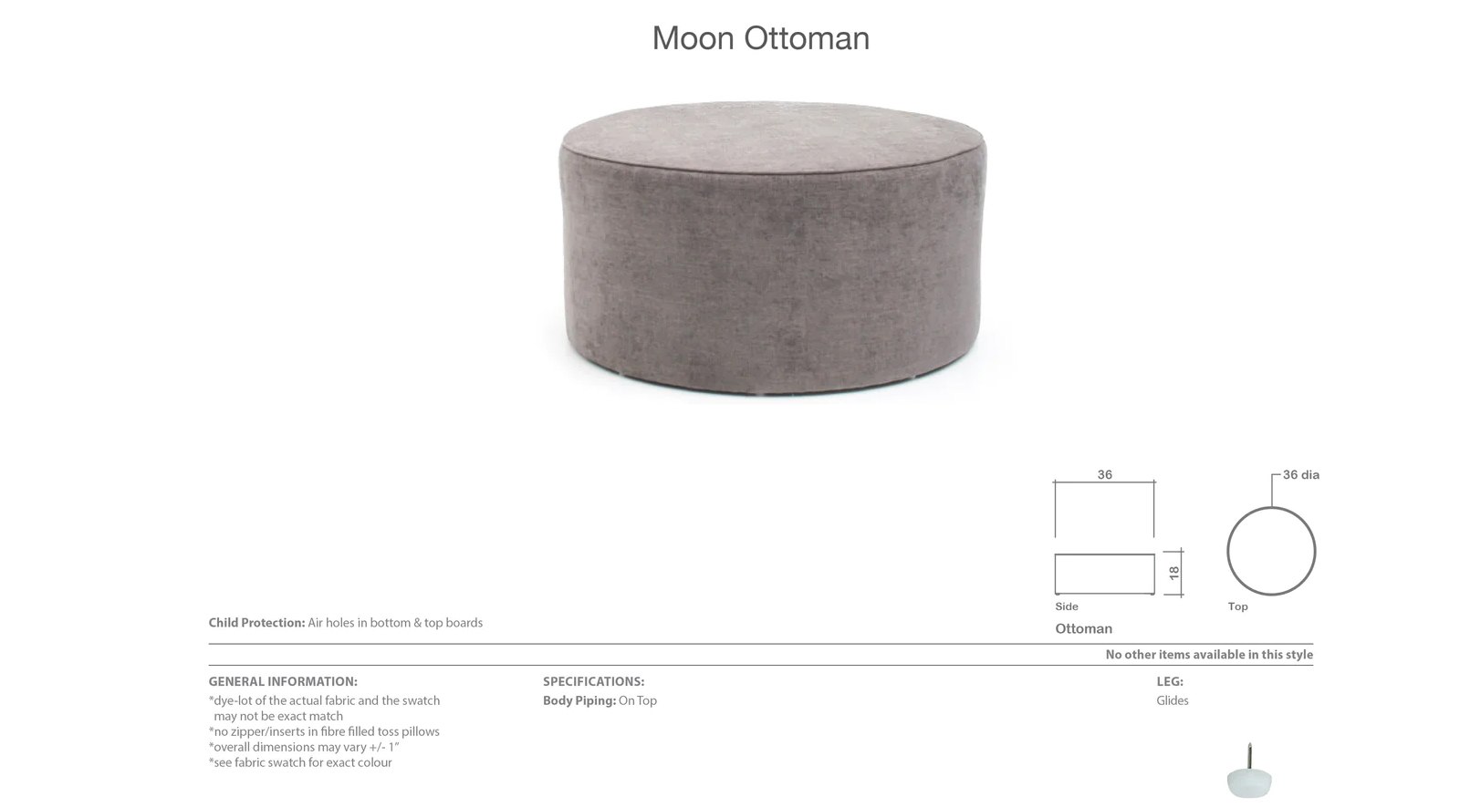 Moon Ottoman - Image 2