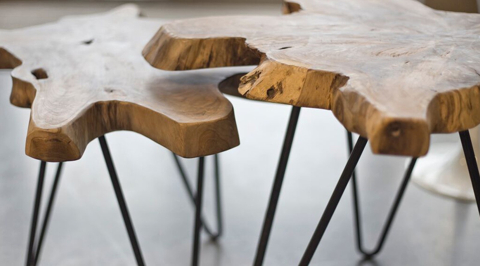 Kayu Hairpin Nesting Table – Small - Image 4