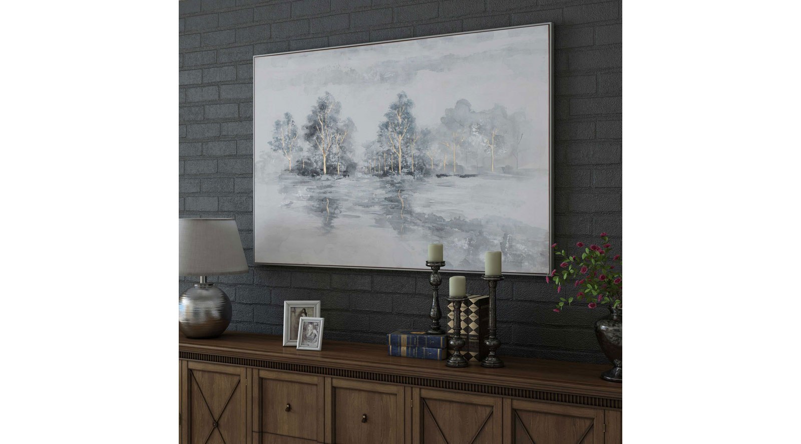 Northern Hideaway Hand Painted Canvas - Image 4