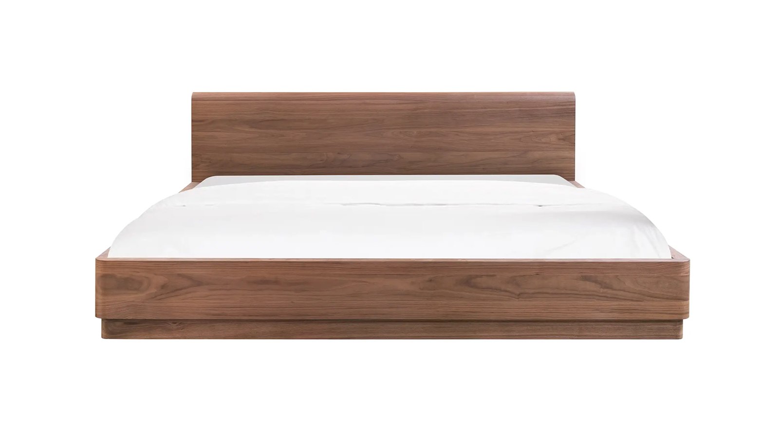 Round Off Bed - Walnut