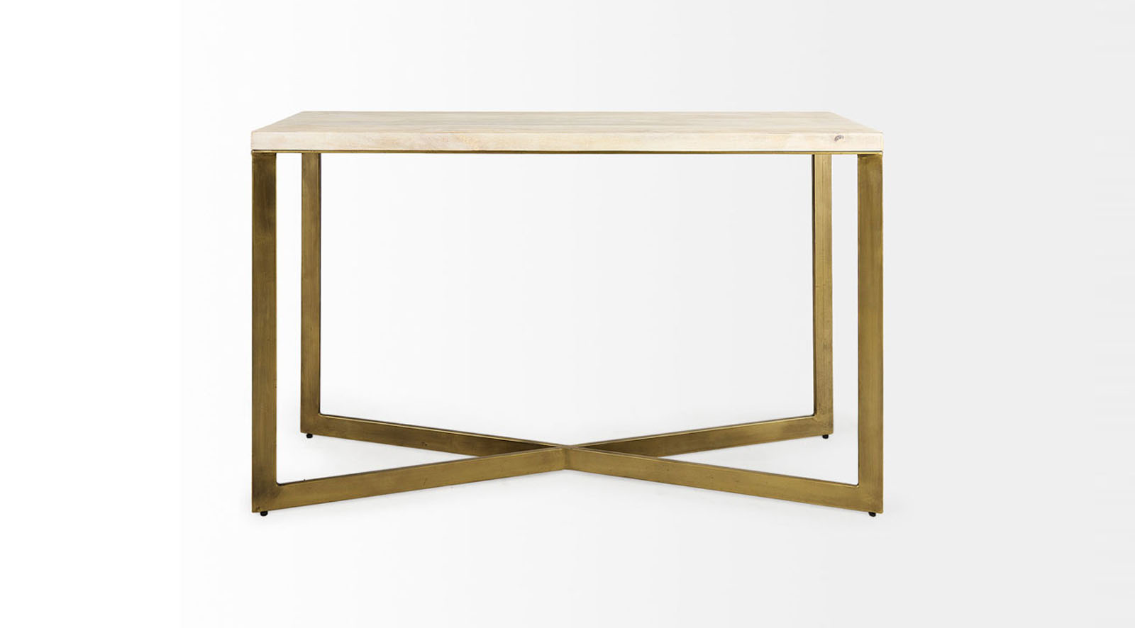 Faye Console Table - Light Brown - Image 2