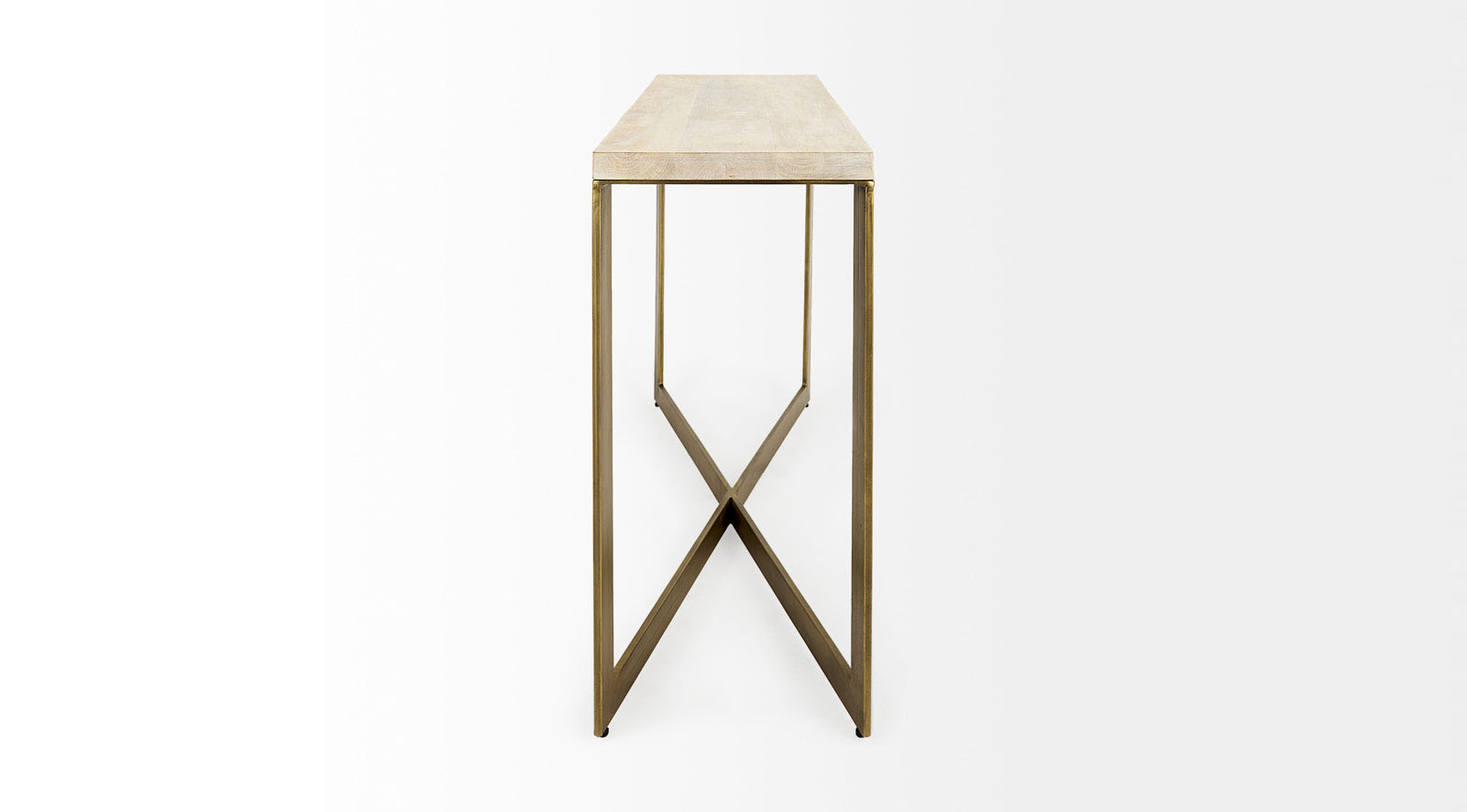 Faye Console Table - Light Brown - Image 3