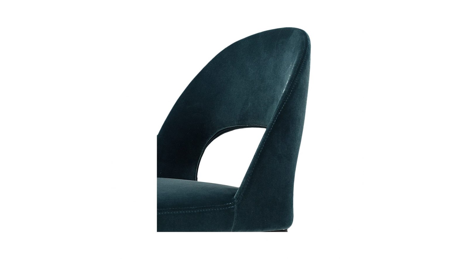 Roger Barstool Teal Velvet - Image 5