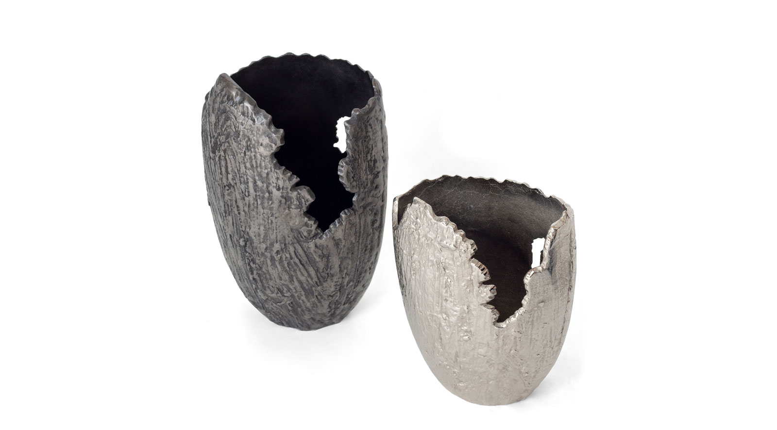 Shale Vases Large Grey - Image 2