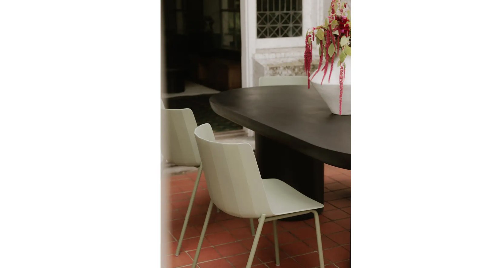 Silla Outdoor Dining Chair- Sage Green - Image 3