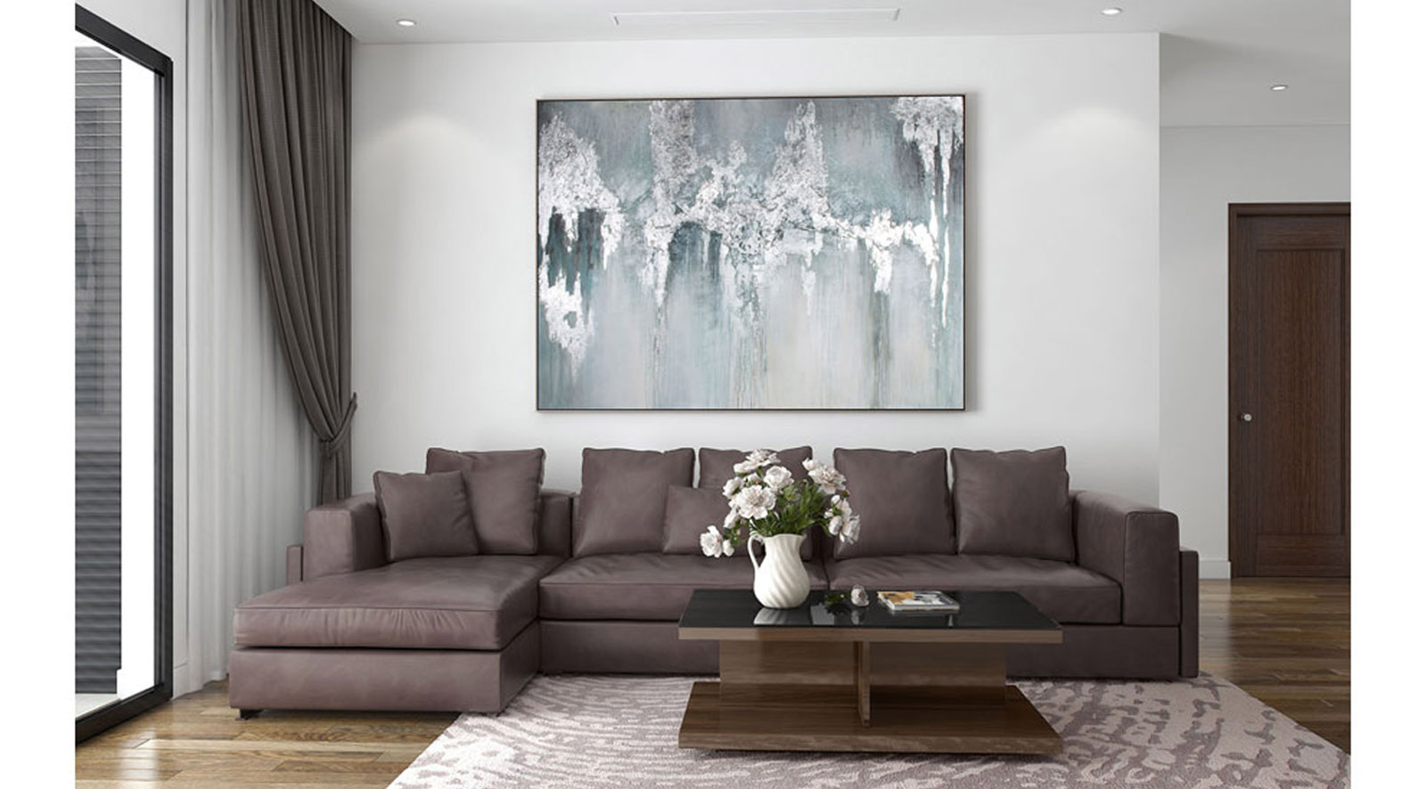 Sterling Splendor Hand Painted Canvas - Image 4