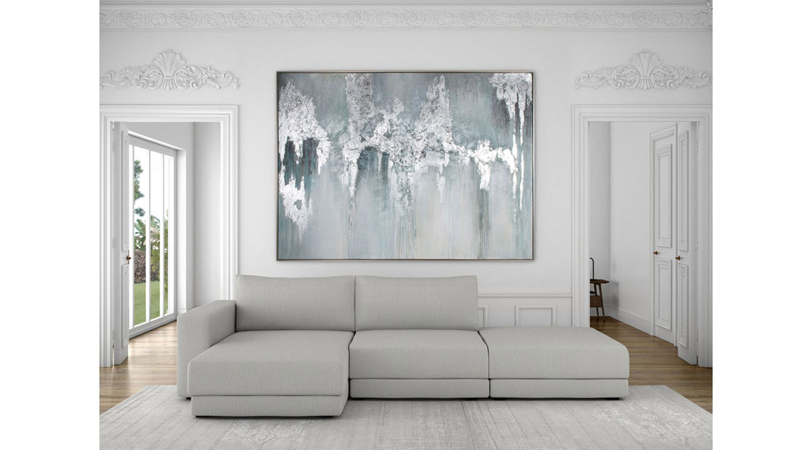 Sterling Splendor Hand Painted Canvas - Image 5