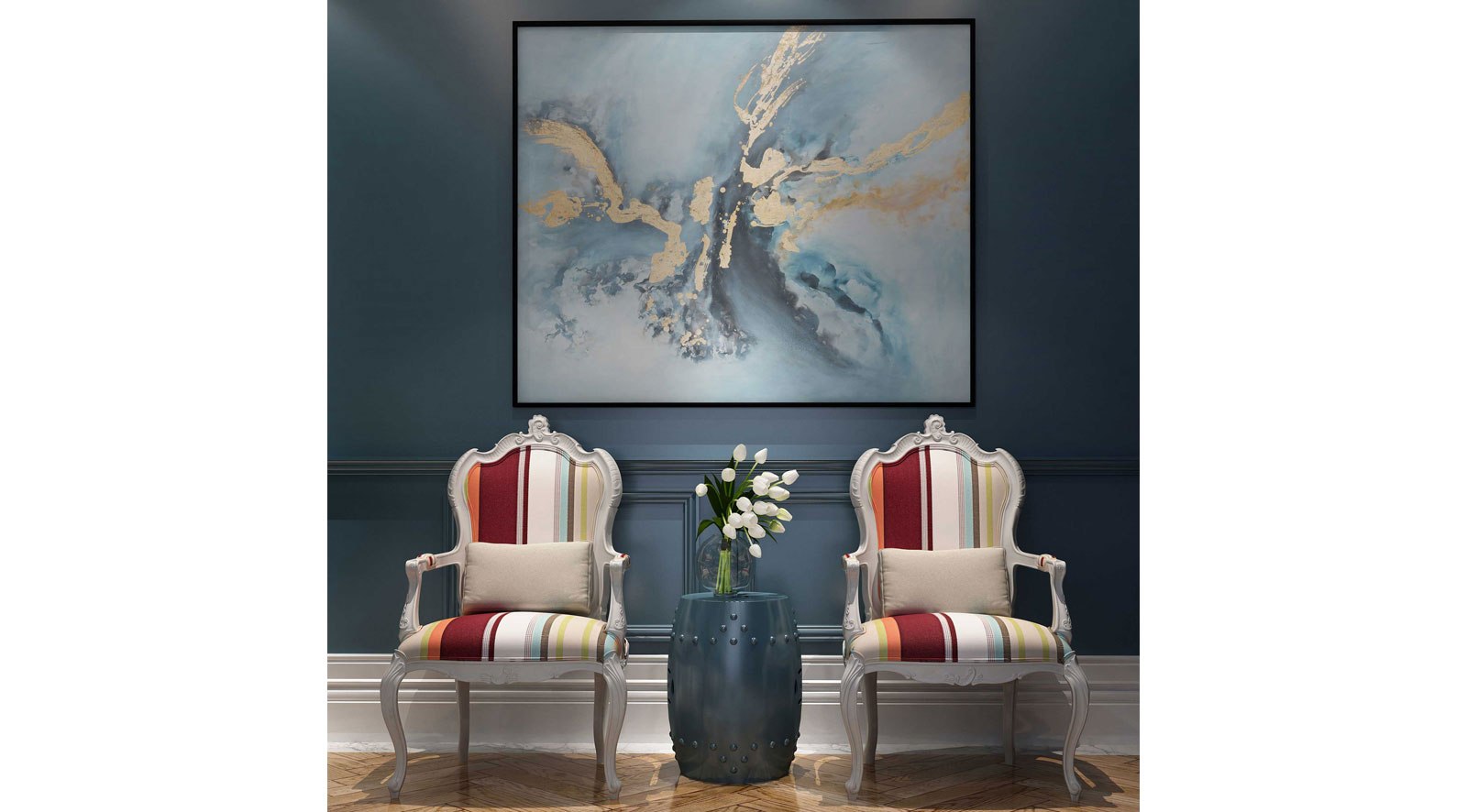 Transcendent Hand Painted Canvas - Image 4