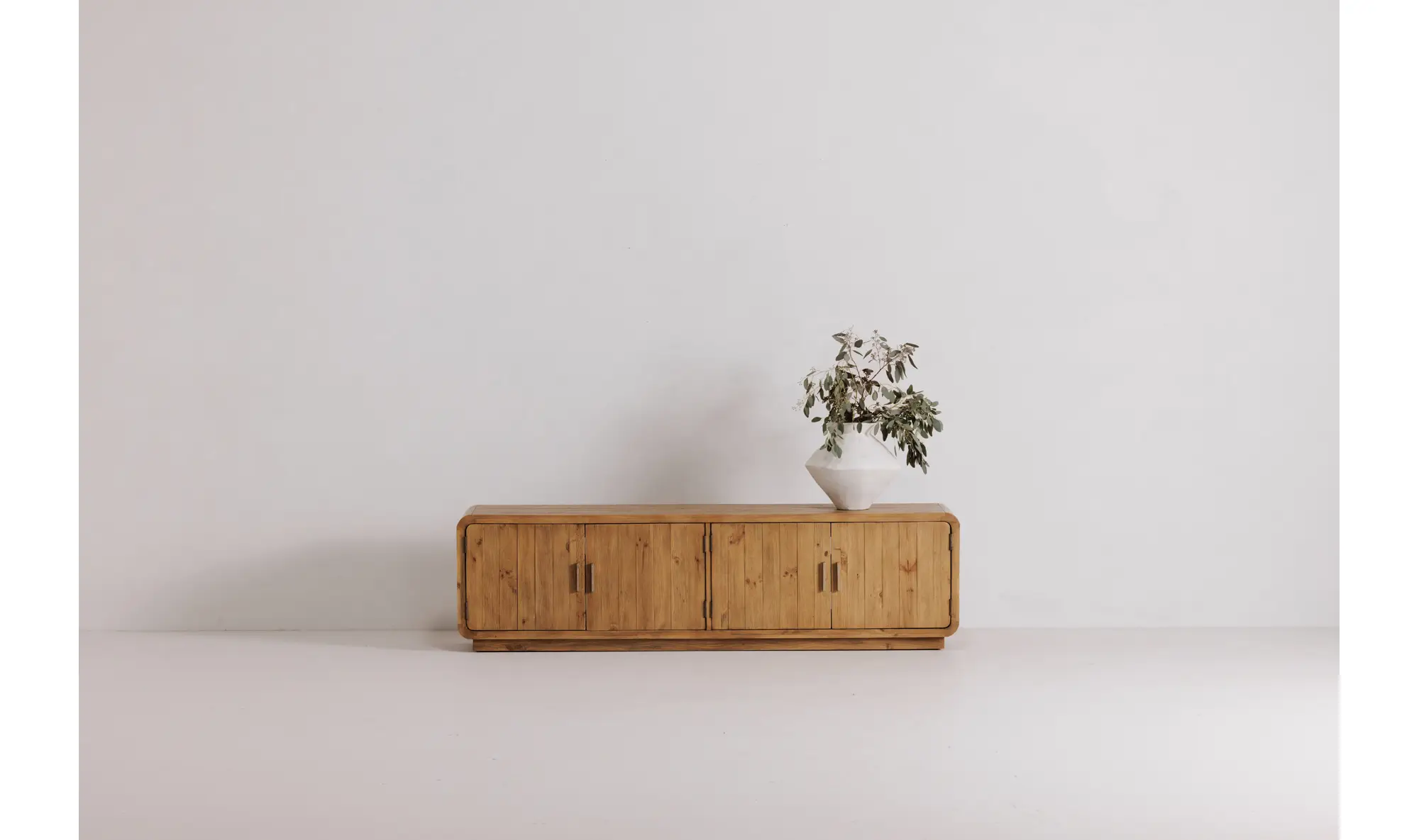 Monterey Media Cabinet Rustic Blonde - Image 11
