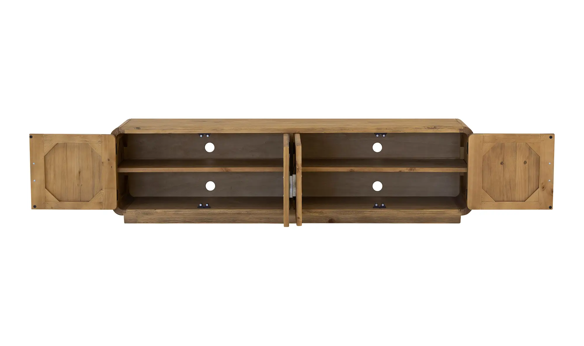 Monterey Media Cabinet Rustic Blonde - Image 5