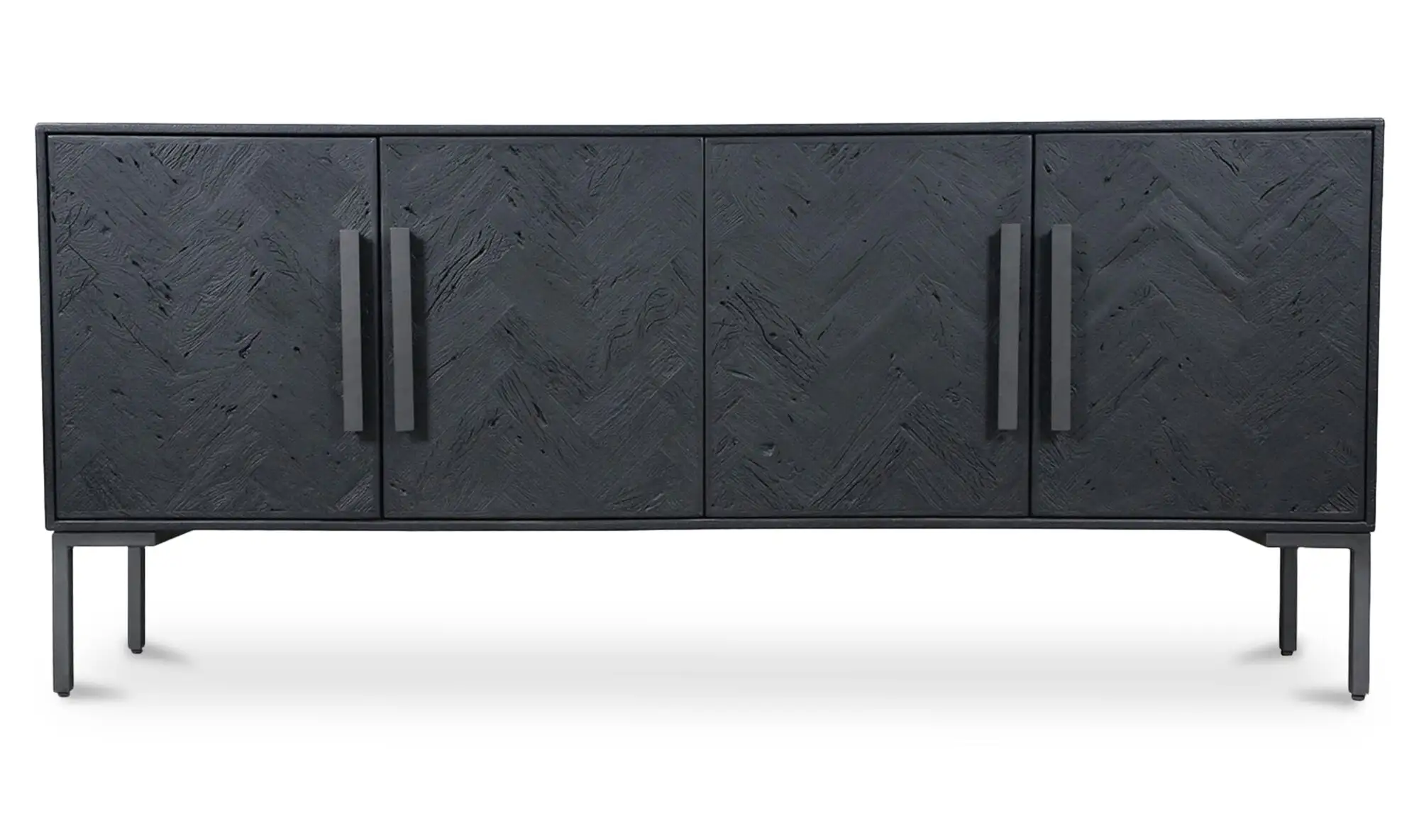 Fishbone Sideboard Black