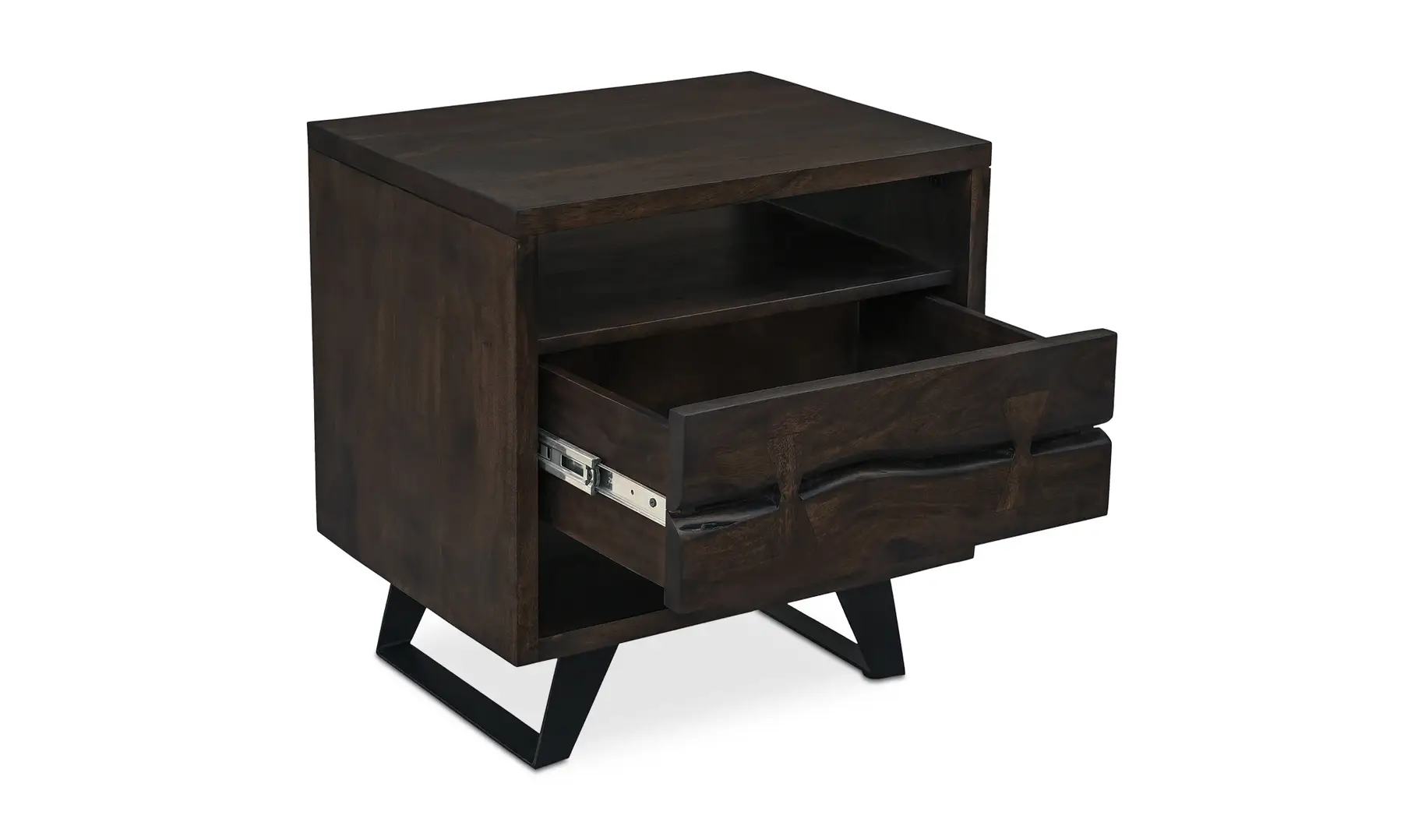 Madagascar Nightstand Dark Brown - Image 3