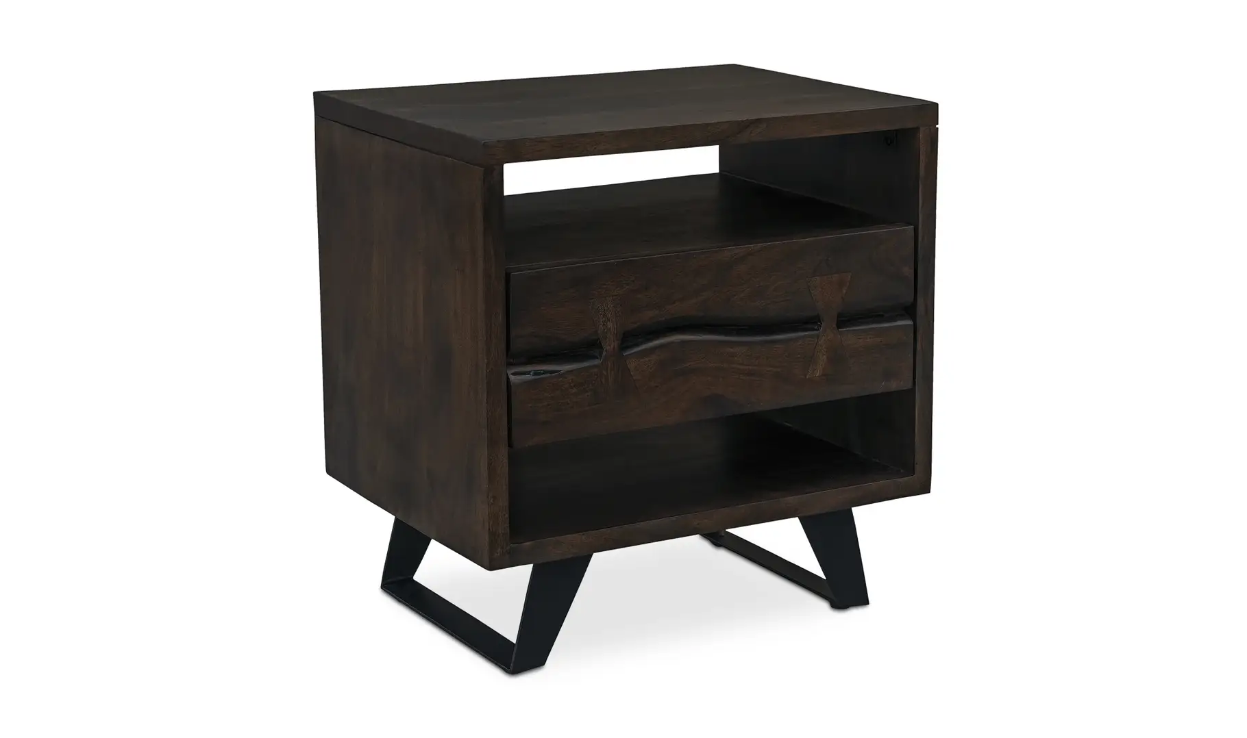 Madagascar Nightstand Dark Brown - Image 2