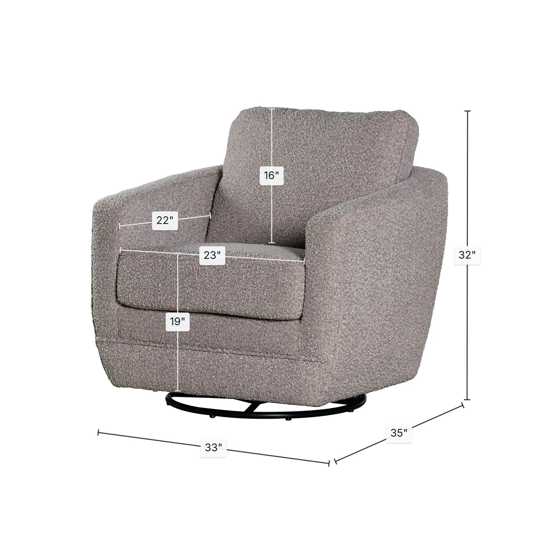 Baltimore Swivel Glider - Image 4