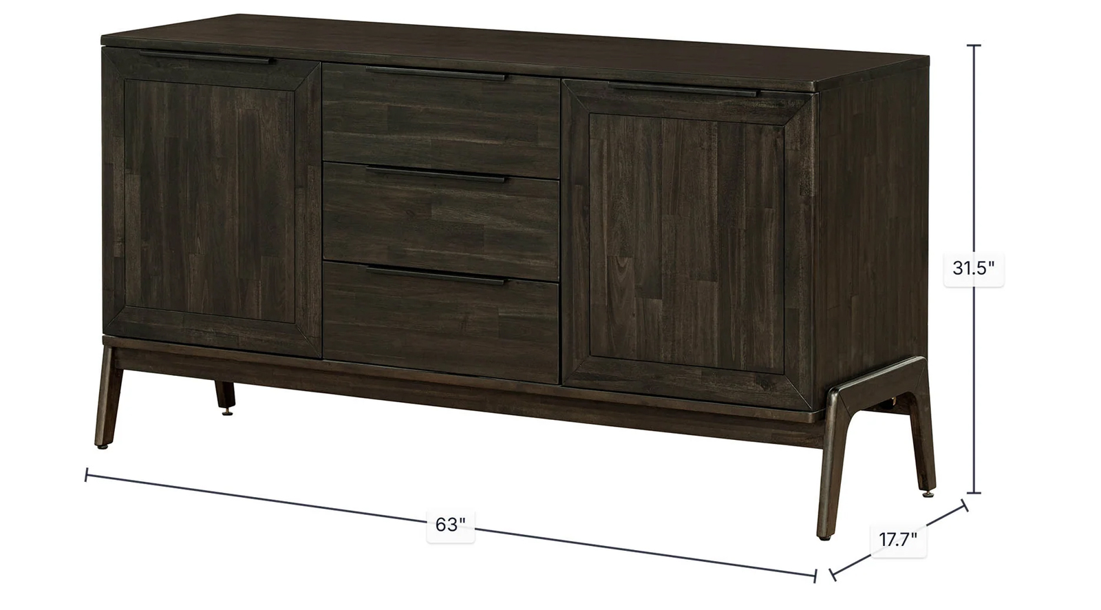 Brunette Sideboard - Antique Black - Image 4